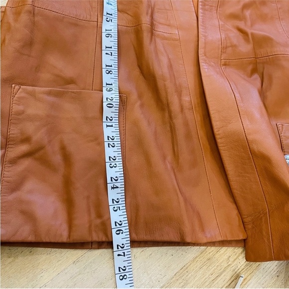 Just Female Anthropologie beautiful genuine lamb leather kimono style jacket NEW - Picture 13 of 14